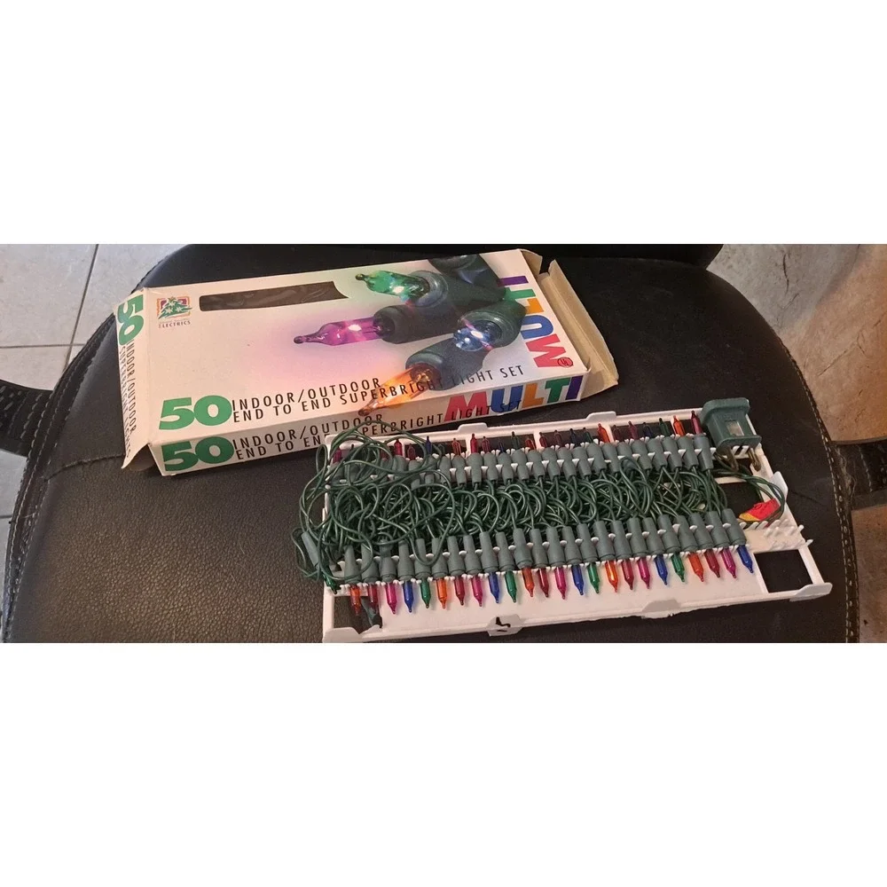 5-‎ 50 Multi Colored Light Sets Indoor/outdoor End To End